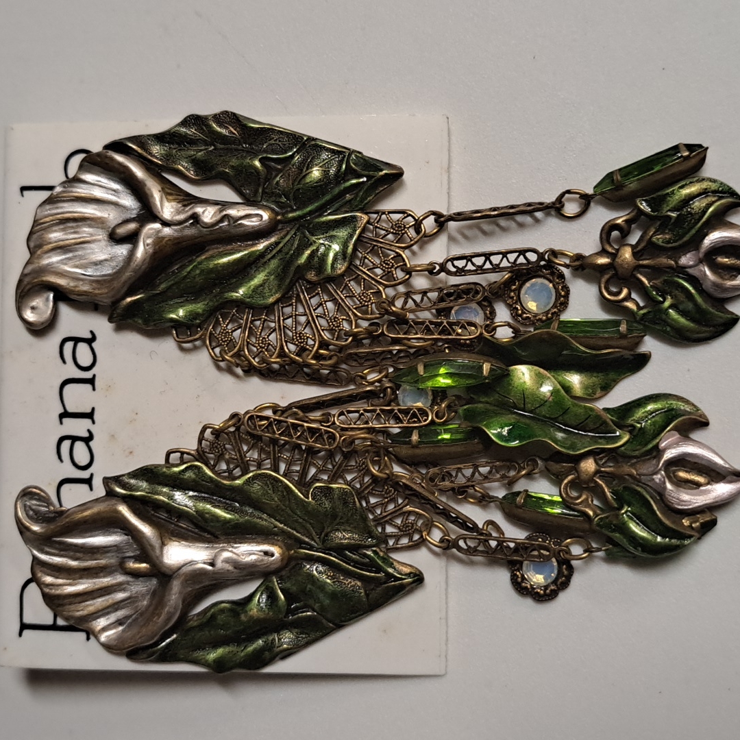 Vintage Banana Bob Earrings
